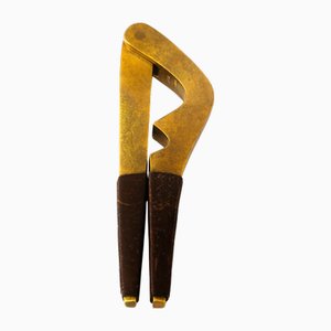Nussknacker mit Ledergriffen von Carl Auböck für Werkstätte Carl Auböck, 1950er