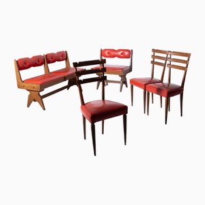 Mid-Century Living Room Set, 1950s, Set of 5