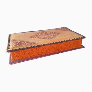 Caja de cuero, Francia, años 30