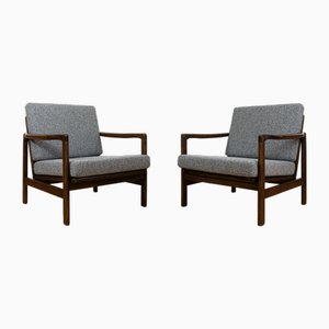 Set of Mid-Century Club Chairs by Zenon Bączyk, 1960s