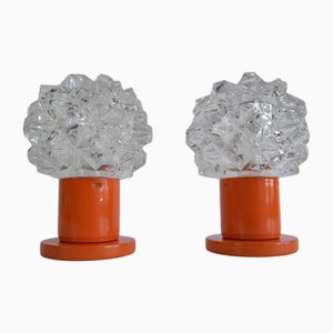 Table or Wall Lamps from Kamenický Šenov, 1970, Set of 2