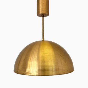 Scandinavian Style Brass Pendant, Former Czechoslovakia, 1970s