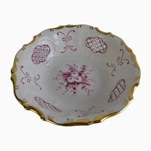 Decorative Bowl in Openwork Porcelain from Pirken Hammer, 1960s