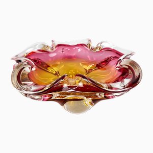 Art Glass Bowl attributed to Josef Hospodka for Chribska Glassworks, 1960s