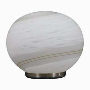 Glass Globe Table Lamp, Italy, 1980s
