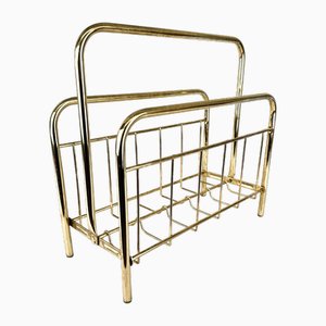 Porte-Revues Mid-Century en Laiton, 1970s