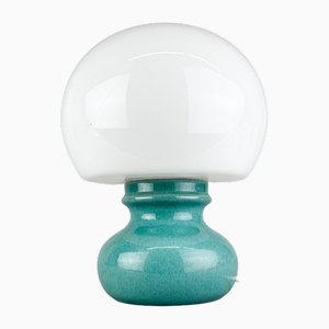 Mid-Century Glass and Ceramic Table Lamp, 1960s