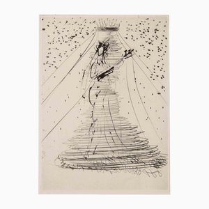 The Queen, 1968, Etching