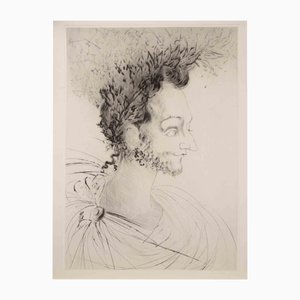 Portrait of Ronsard, 1968, Etching