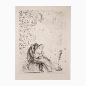 Couple with a Candle, 1968, Etching