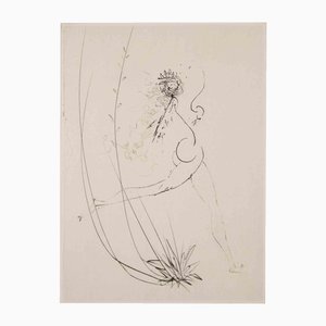 Dancing Nude, 1968, Etching