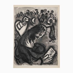 Marc Chagall, Moses Recites the Commandments, 1960
