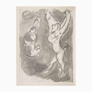 Marc Chagall, Esther Accuses Aman, 1960