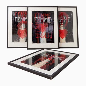 Jean-Marie Planques, Untitled, 1920s, Works on Paper, Framed, Set of 4
