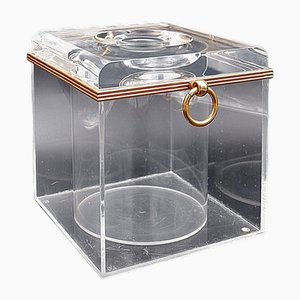 Acrylic Glass Ice Bucket by David Lange, 1970s