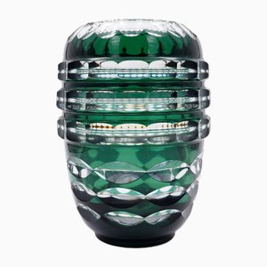 20th Century Art Deco Crystal Vase attributed to Charles Graffart for Val Saint Lambert