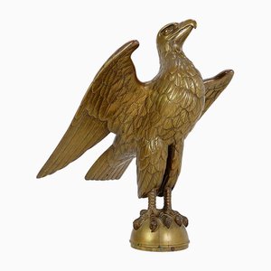 Antique Cast Bronze High Relief Eagle Lectern