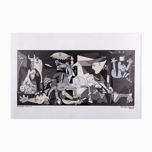 Azulejo de pared colgante de cerámica Guernica Spain de Pablo Picasso, 1998