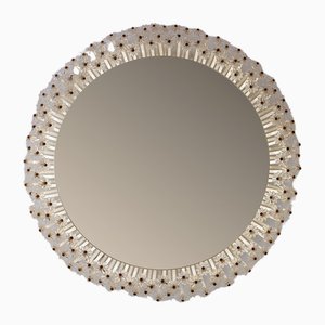 Beleuchteter Blumenspiegel aus Glas von Emil Stejnar für Rupert Nikoll