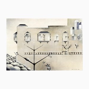Serge Fontigny, 1976, óleo sobre tabla