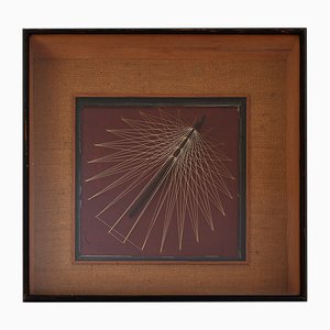 Vintage String Art Wall Hanging Sculpture, 1970s