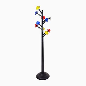 Postmodern Coat Stand Tree of Hats by Ugo Nespolo for Origlia, 1978