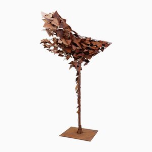 Large Rusty Metal Sculpture