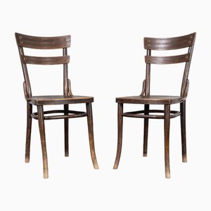 Set of Rail Bentwood Chairs from Thonet, 1920s