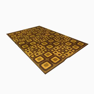 German Op-Art Rug with Abstract Graphic Pattern from Magura, 1960s