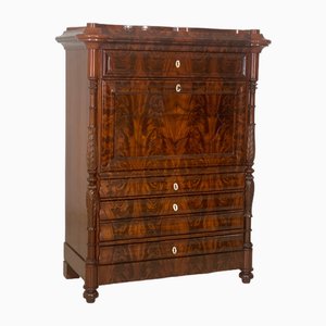 Vintage Louis Philippe Secretary Office Cabinet