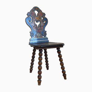 Rustic Farmers Wooden Armchair