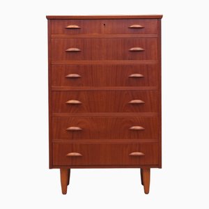 Cassettiera in teak, Danimarca, anni '70