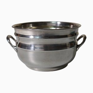 20th Century Silver Metal Cup with Sis Diamond Punch