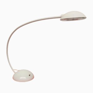 White Desk Lamp by C. Zaffaroni, Italy, 1980s