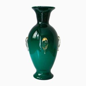 Vaso Mid-Century in vetro di Murano di Pino Signoretto, anni '80