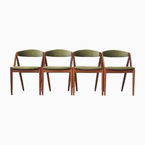 Vintage Danish Rosewood Chairs by Kai Kristiansen, 1970s, Set of 4