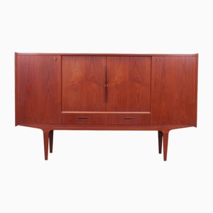 Vintage Danish Teak Highboard, 1960s