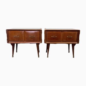 Mid-Century Bedside Tables by Gio Ponti, 1950s, Set of 2