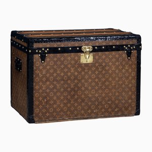 Baule antico in tela intrecciata di Louis Vuitton, 1900