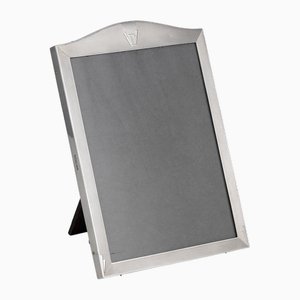 Vintage English Silver Photo Frame, 1948