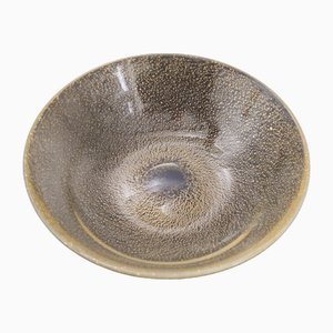 Bol Vintage en Verre de Murano Moucheté Doré, 1970s