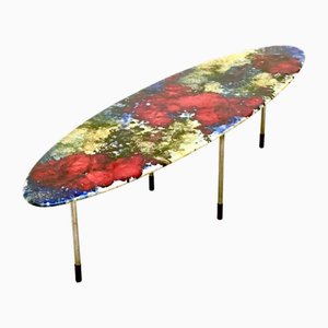 Table Basse Vintage Ovale de Stil Keramos, 1960s