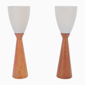 Lampe de Bureau Kri-Ton Vintage par S. Asahara pour Luci Italia, 1990s, Set de 2