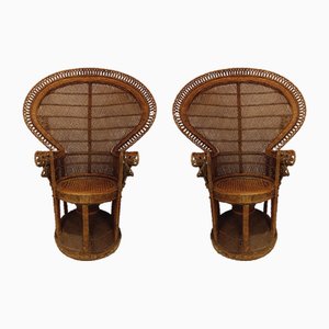 Set of Peacock Chairs, 1970s