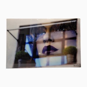 David Law, Photographie Portrait féminin, Méthacrylate, Angleterre, Années 90, Plastique