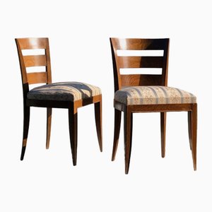 Neoklassische Art Deco Stühle von Jean Pascaud, 1930, 2er Set