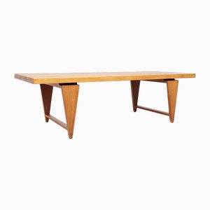 Mesa de centro de roble modelo Ml 115 atribuida a Illum Wikkelsø para a / S Mikael Laursen, años 60