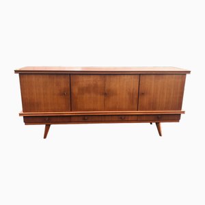 Credenza in teak di Gaston Poisson