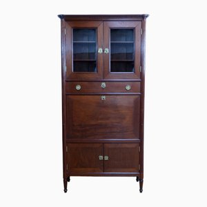 Louiis XVI Mahogany Guillotine Secretaire
