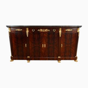 Vintage Burl Mahogany Sideboard, 1930s